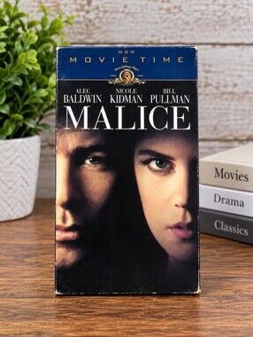 Malice Columbia Tristar VHS video tape